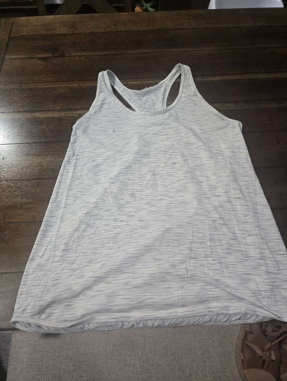 Lululemon Women’s Lightweight Racerback Tank Top - Light Heather Gray